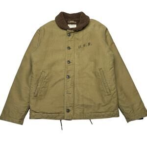 Non Stock Jacket Men's 42 N-1 Deck Bronson USN Navy Military Naval 1940s